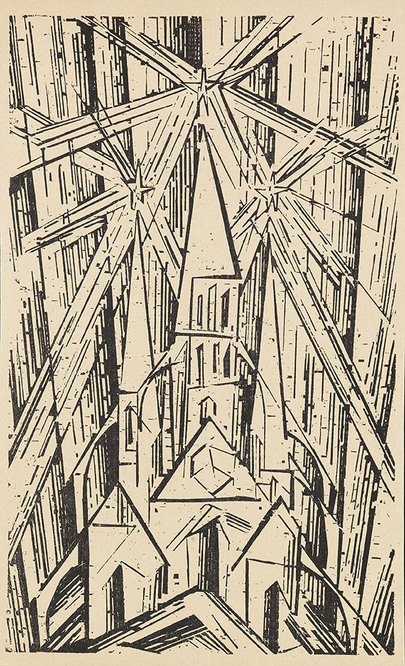 Lyonel Feininger - Kathedrale (großer Stock) - Autre image