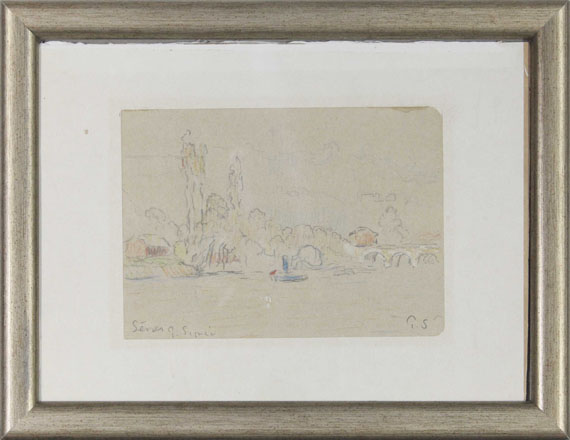 Paul Signac - La Seine près de Sèvres - Image du cadre