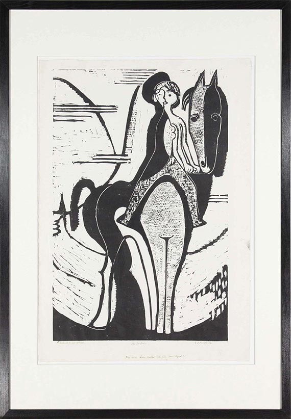 Ernst Ludwig Kirchner - Reiterin - Image du cadre