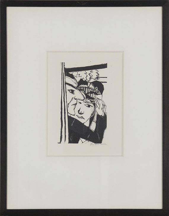 Max Beckmann - Tanzendes Paar - Image du cadre
