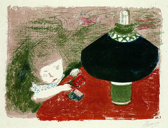 Pierre Bonnard - L`enfant à la lampe