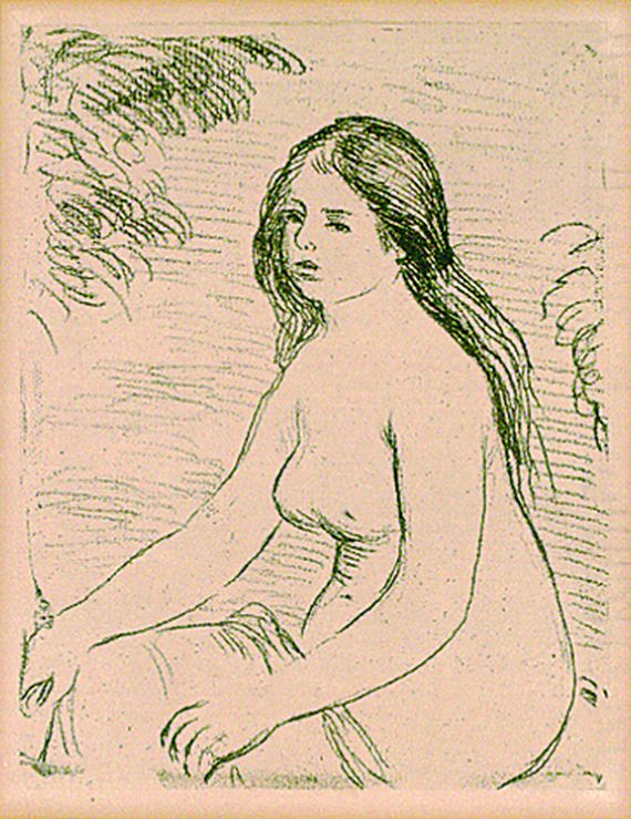 Pierre-Auguste Renoir - Femme nue assise
