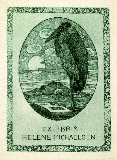 Heinrich Vogeler - Exlibris Helene Michaelsen