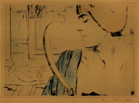 Fernand Khnopff - Sire Halewyn (Légende de Sire Halewyn)