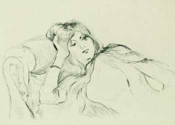 Berthe Morisot - Jeune fille au repos