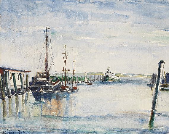 Immanuel Meyer-Pyritz - Boote im Hafen