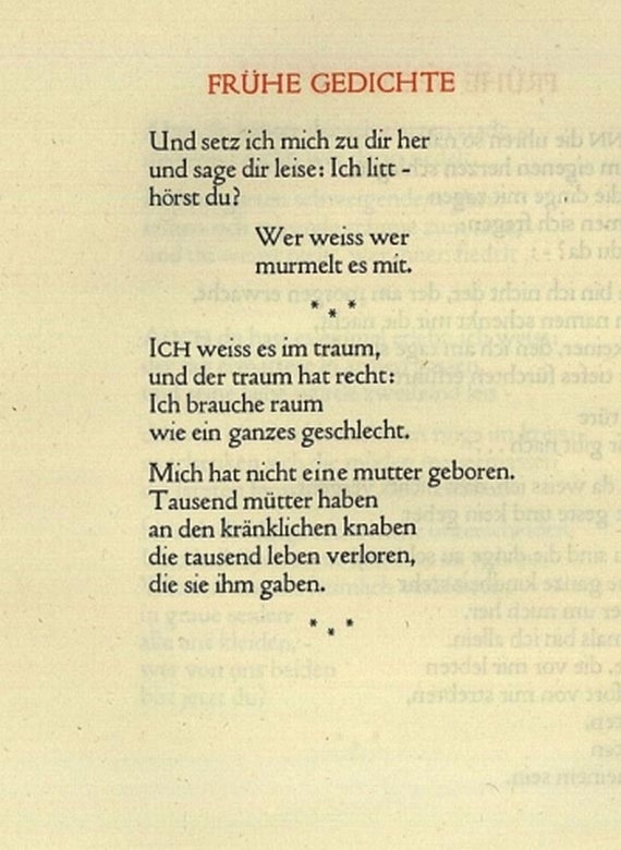   - Gesammelte Gedichte, 4 Bde. 1930.