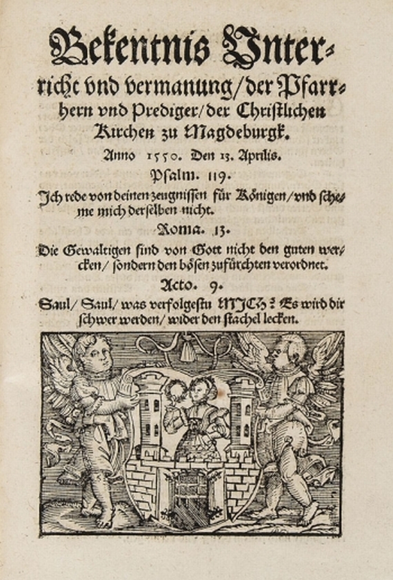 Reformationsschriften - Reformatorischer Sammelband. 1541
