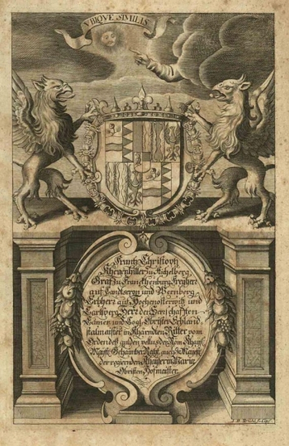 F. Chr. Khevenhiller - <<Annales, 12 Tle in 8 Bdn + 2 Bde Conterfet. 1721