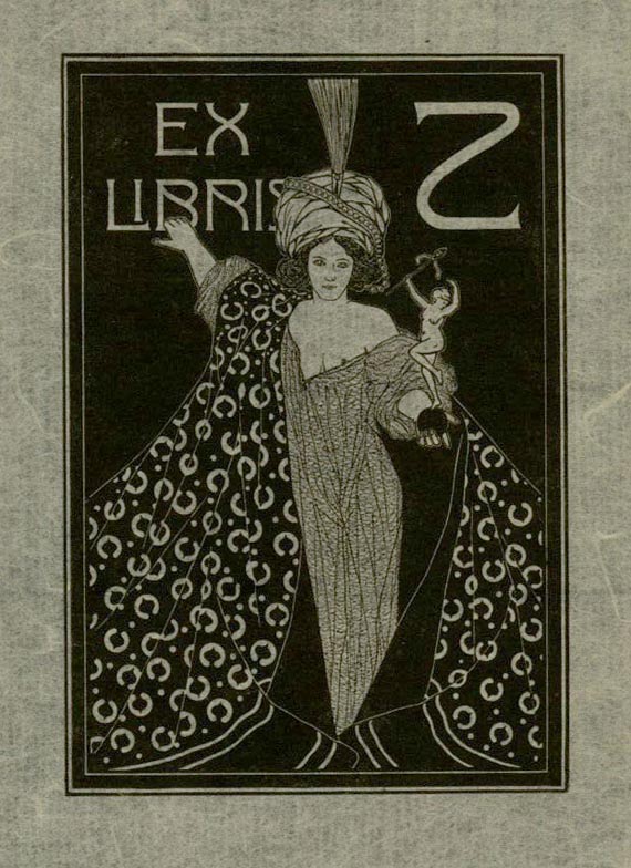 Exlibris - Slg. Exlibris. 32 Tle. 1898