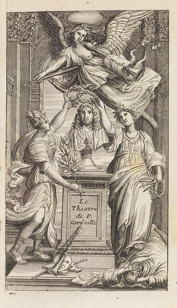 Pierre Corneille - Le Theatre. Poems. 9 Bde., 1669-1682. - Autre image