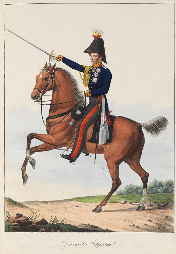 Mode und Uniformen - Badische Armee. 1824