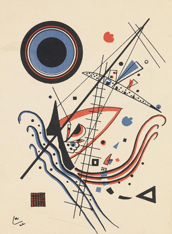Wassily Kandinsky - Lithographie "Blau"