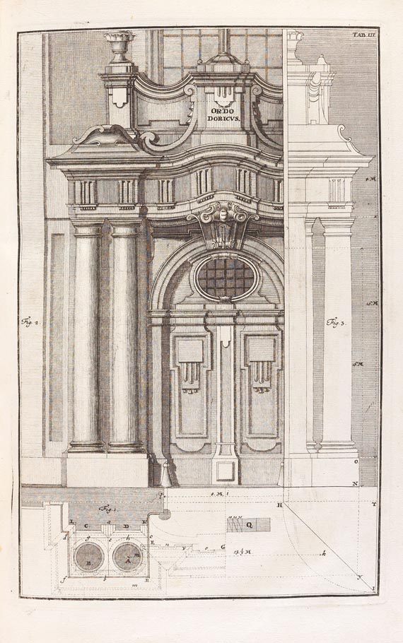 Johann Jacob Schübler - Säulen-Ordnung. Um 1730. - Autre image