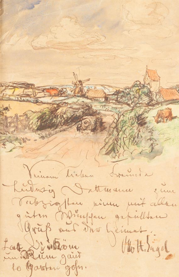 Otto Heinrich Engel - Landschaft bei Ekensund