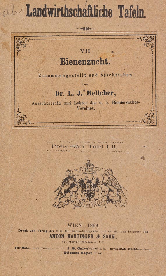 Ludwig Josef Melicher - Bienenzucht, 1869