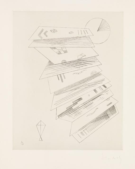 Wassily Kandinsky - Zweite Radierung für die Editions "Cahiers d