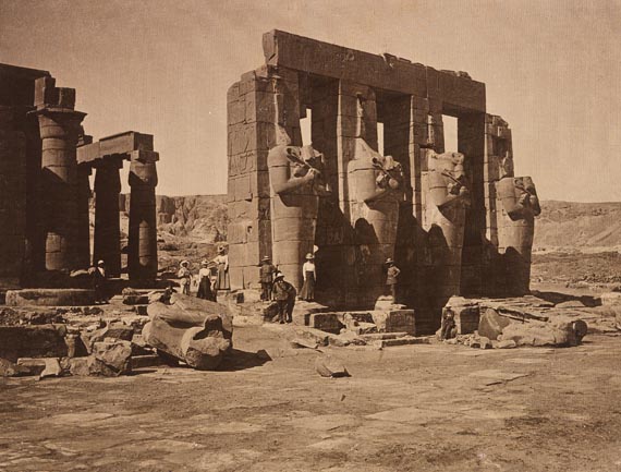  Reisefotografie - Reiseerinnerungen aus Egypten, Italien, Tunis und D.O.Afrika. Fotoalbum. Um 1900-1910. - Autre image