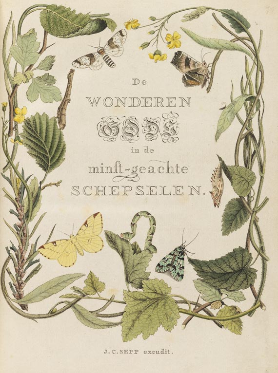 Jan Christiaan Sepp - Nederlandsche Insecten. 8 Bde. 1762-1860 - Autre image