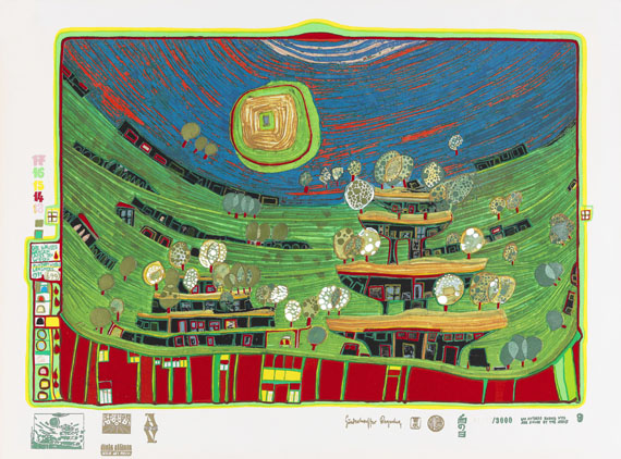 Friedensreich Hundertwasser - Look at it on a rainy day - Autre image