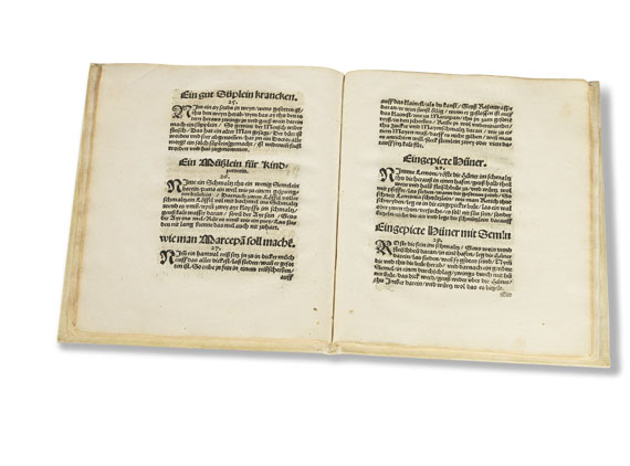   - Sehr künstlichs unnd fürtrefflichs Kochbuch. 1559.