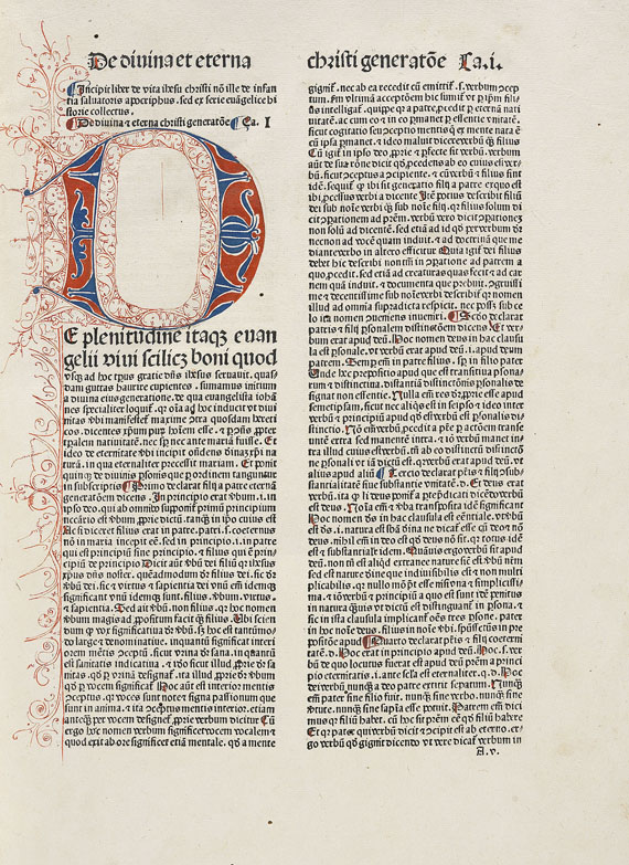  Ludolphus de Saxonia - Vita Christi, 1487.