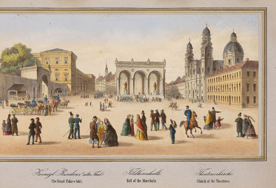 Hermann Manz - Illustrirter Spaziergang durch München. 1864. - Autre image