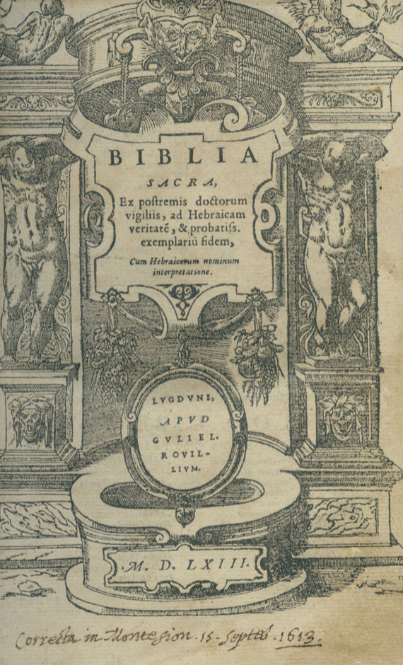   - Biblia sacra. 1563.