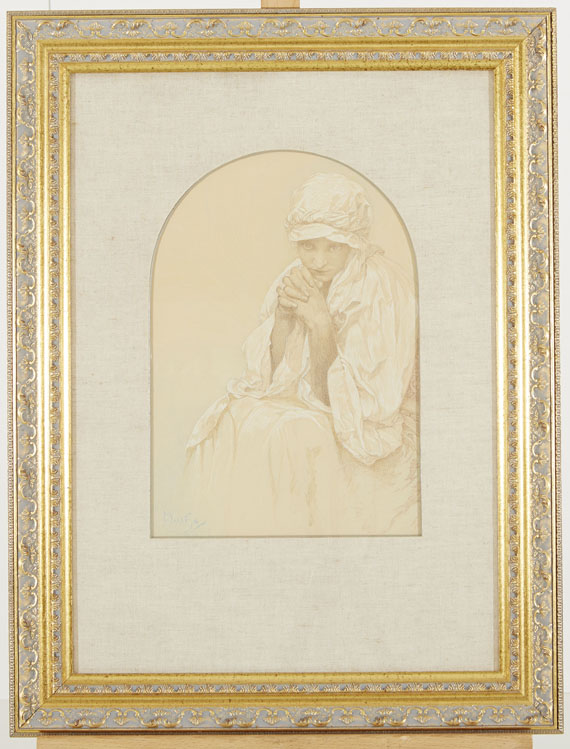 Alphonse Mucha - Porträt einer jungen Frau - Autre image