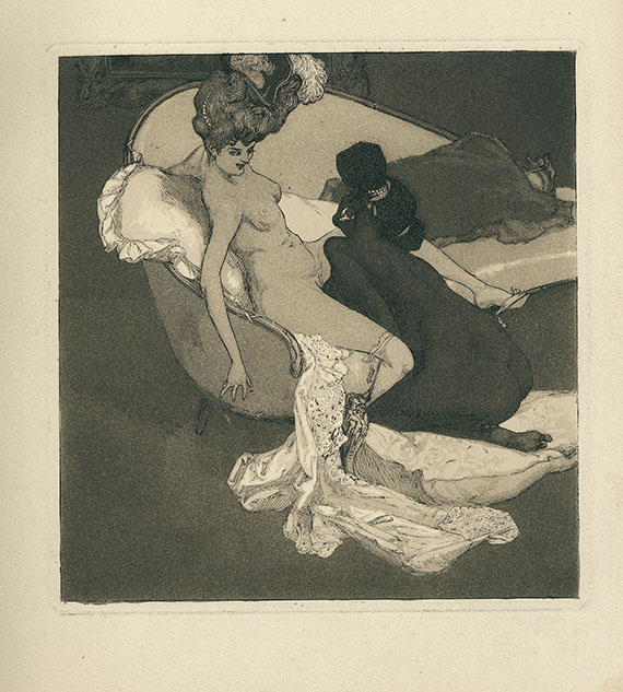 Erotica - Bayros, F. von, Bonbonniere. 1907.