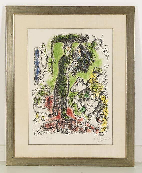 Marc Chagall - Der große Bauer - Image du cadre