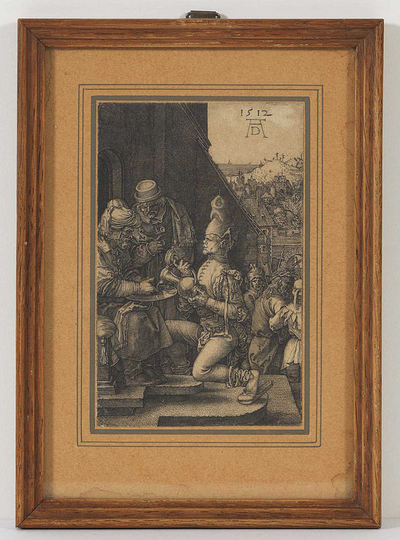Albrecht Dürer - Die Handwaschung des Pilatus - Image du cadre
