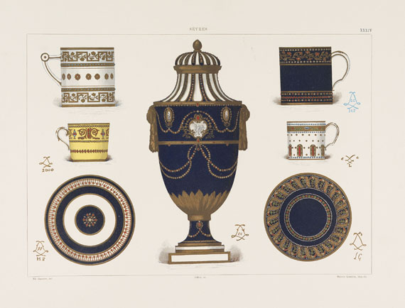 Édouard Garnier - Porcelaine tendre de Sèvres. Um 1891. - Autre image