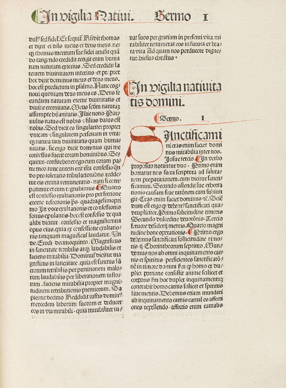  Evrardus de Valle Scholarum - Sermones de sanctis. 1485. - Autre image
