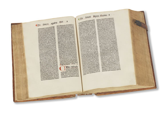  Evrardus de Valle Scholarum - Sermones de sanctis. 1485. - Autre image