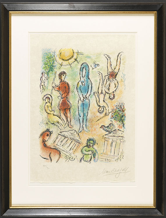 Marc Chagall - In der Hölle - Image du cadre