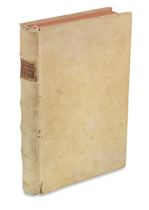 Titus Lucretius Carus - De rerum natura libri sex. 1564. - Autre image