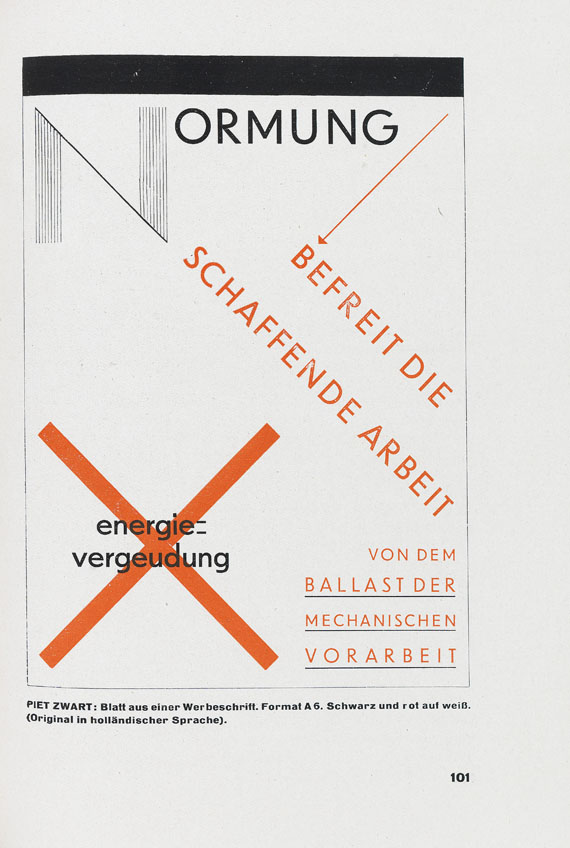 Jan Tschichold - Die neue Typographie. 1928. - Autre image