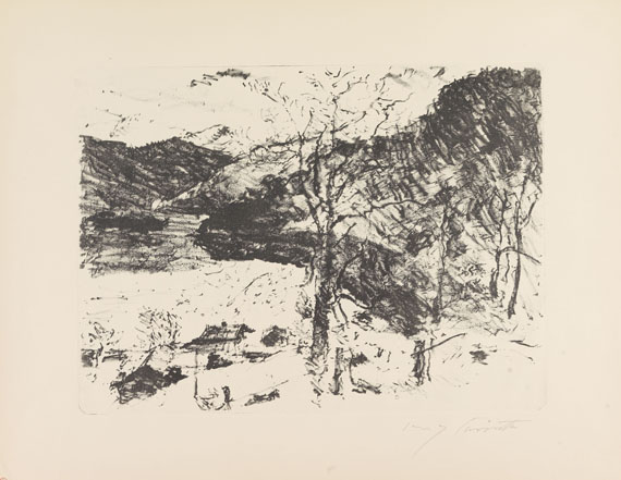 Lovis Corinth - Vorfrühling im Gebirge. 1922. - Autre image