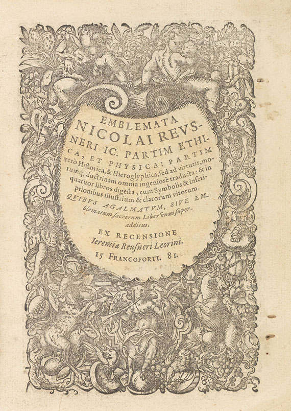 Nikolaus Reusner - Emblemata. 1581 - Autre image