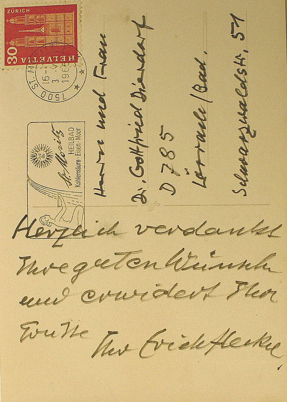Erich Heckel - Buchheim, L., Erich Heckel Holzschnitte.