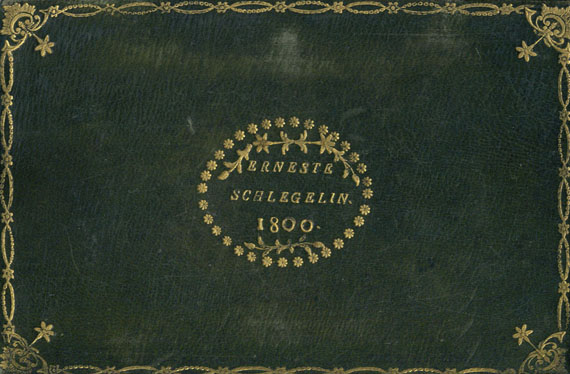 Album amicorum - Stammbuch der Ernestine Schlegel, Göllingen.