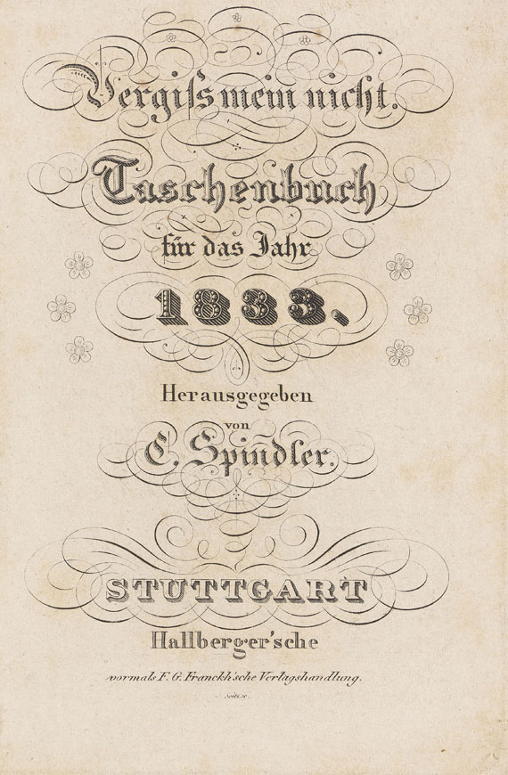 Moritz von Schwind - 14 Original-Zeichnungen für "Vergißmeinnicht" - Autre image
