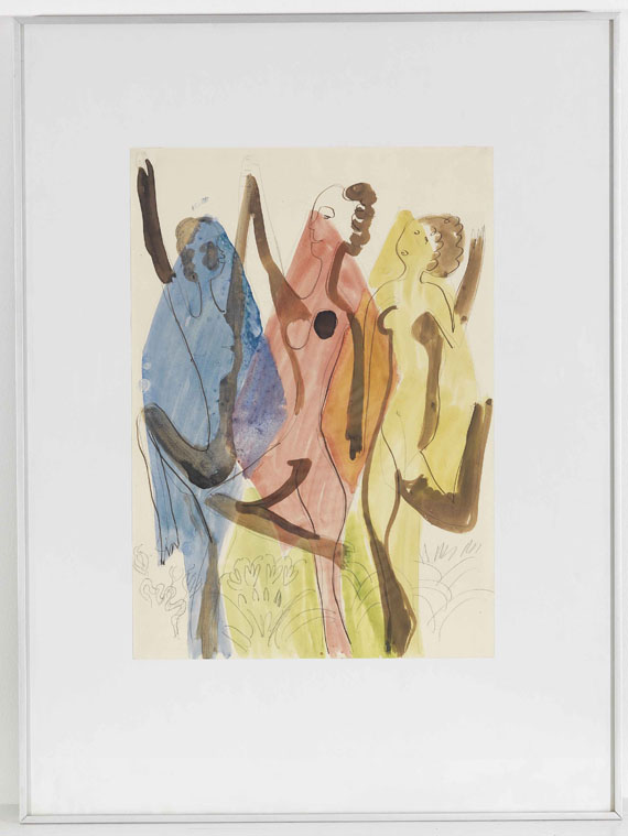 Ernst Ludwig Kirchner - Farbentanz - Image du cadre
