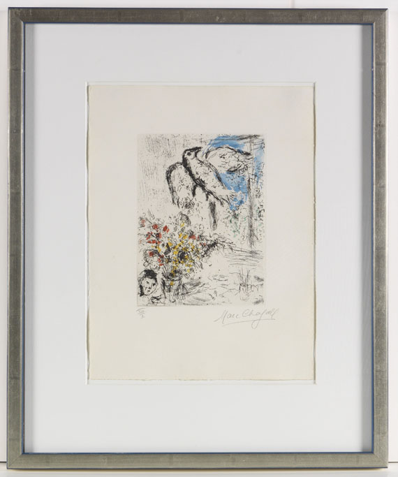 Marc Chagall - Nature morte au grand oiseau - Image du cadre