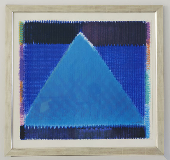 Heinz Mack - Blaue Pyramide - Image du cadre