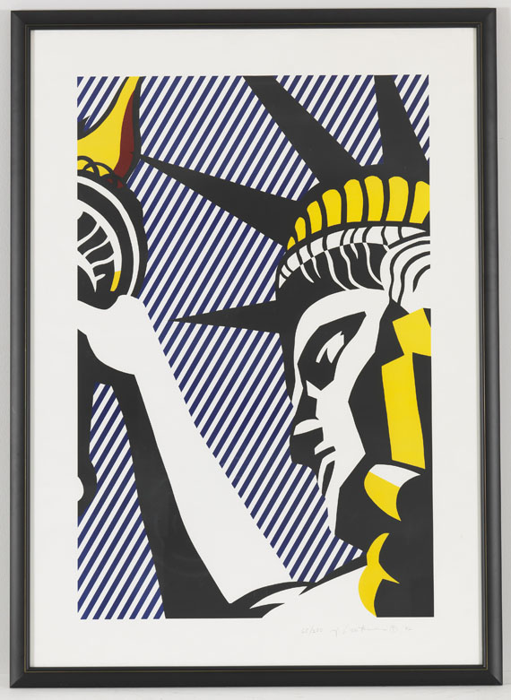 Roy Lichtenstein - I love Liberty - Image du cadre