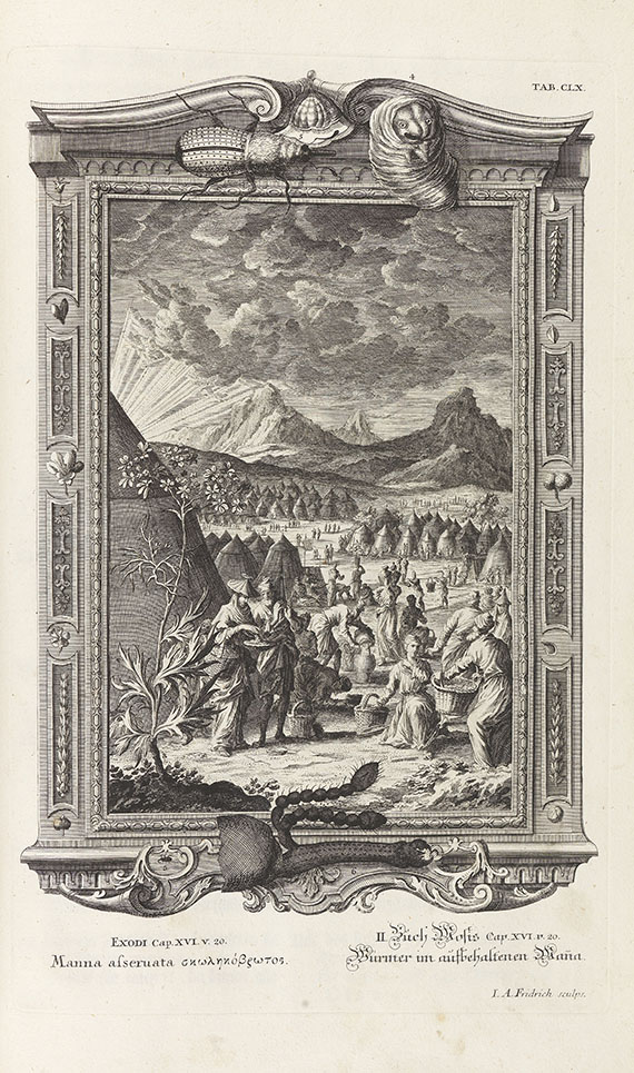 Johann Jakob Scheuchzer - Kupfer-Bibel. Physica Sacra. 4 Bd. - Autre image