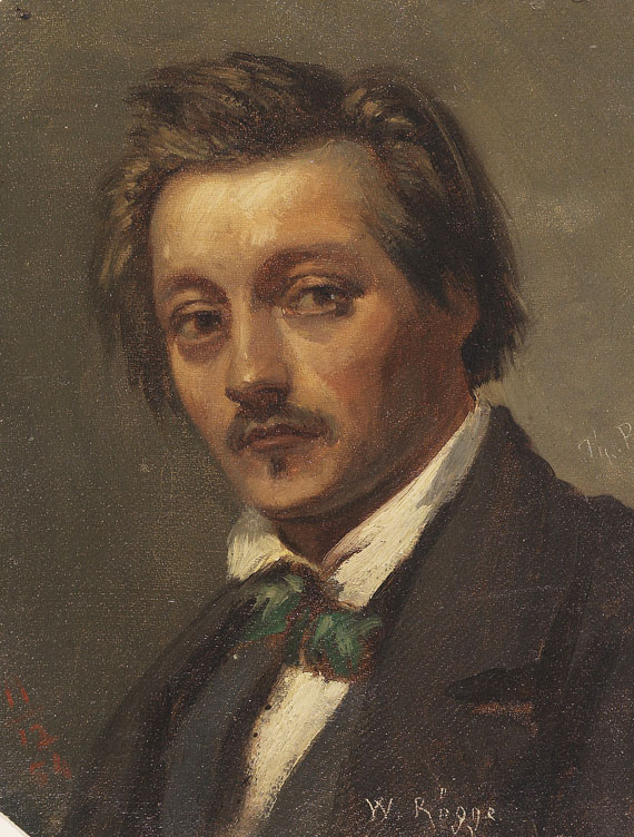 Theodor Pixis - Porträt des Malers Wilhelm Rögge (1829-1908)