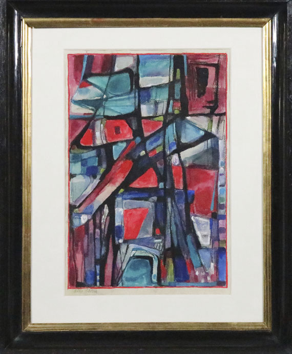 Albert Birkle - Abstrakte Komposition - Image du cadre
